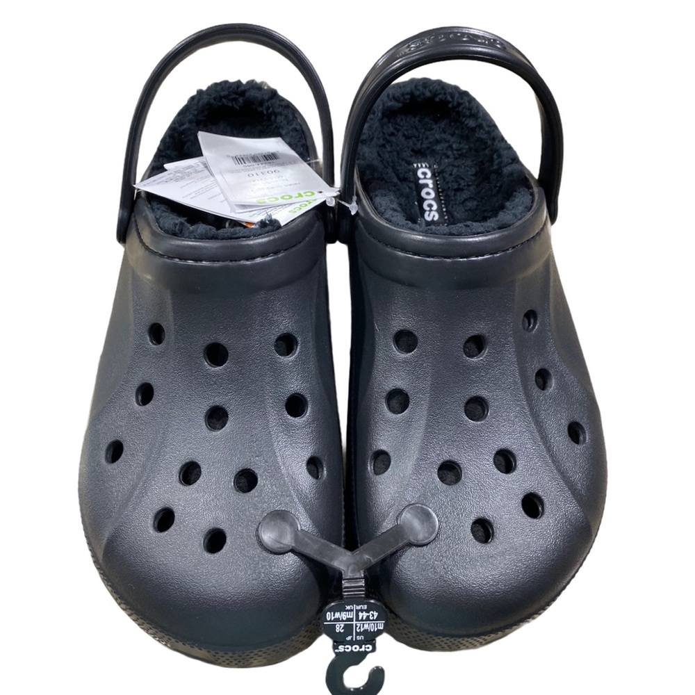 Crocs Black Lined